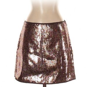 Sparkly copper sequined Express Skirt in Size 5